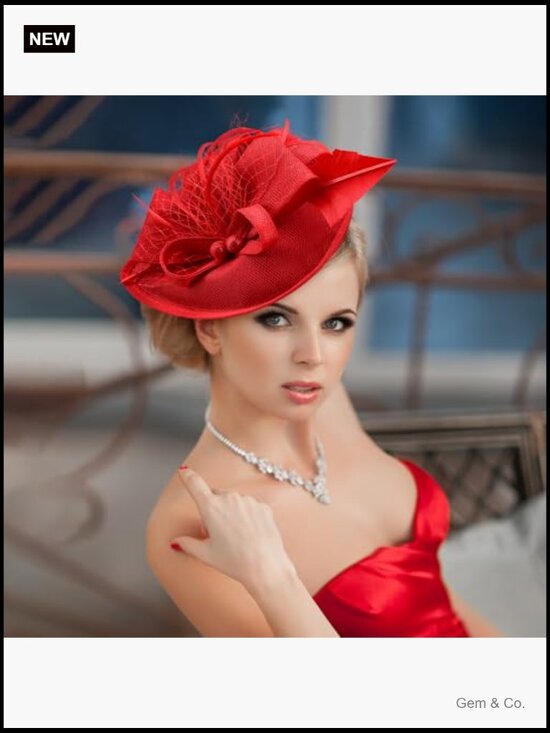Vintage Tea Party Derby Fascinator Headband Horse Racing Church Hat
